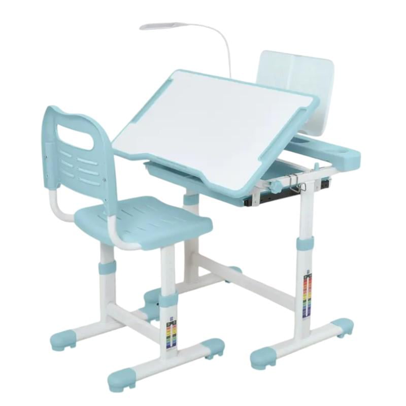 Парта дитяча Bambi та стілець із регулюванням висоти Бірюзовий (M 4428-12) - фото 2 Парта дитяча Bambi та стілець із регулюванням висоти Бірюзовий (M 4428-12) - фото 2