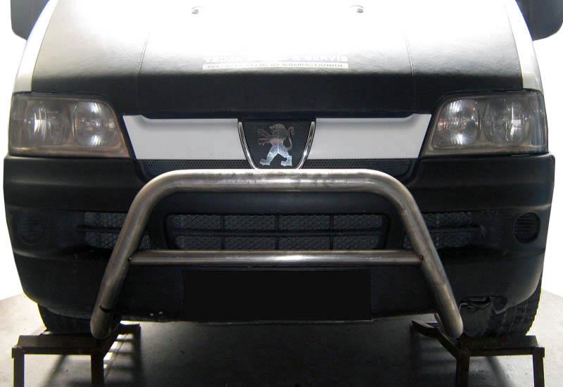 Кенгурятник WT005 CAN для Peugeot Boxer 1994-2006 гг. нержавеющая сталь Хром