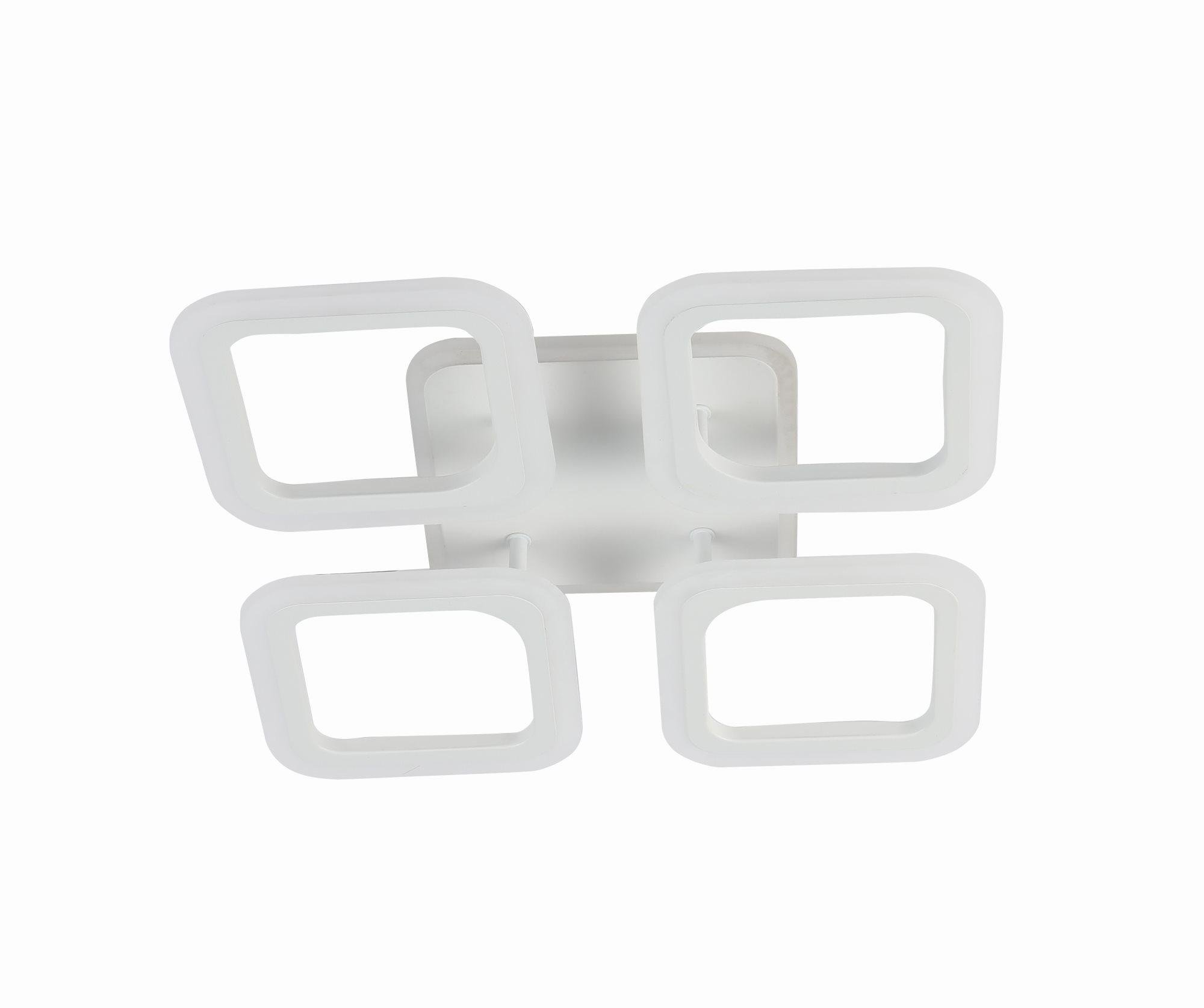 Люстра потолочная светодиодная Valeso Акрил/Металл Белый (RGB 64W 2055/4)