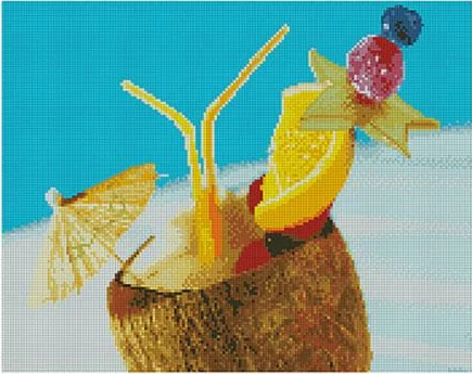 Алмазна картина Strateg Гавайський коктейль FA12106 40x50 см (MTT-127369) Алмазна картина Strateg Гавайський коктейль FA12106 40x50 см (MTT-127369)