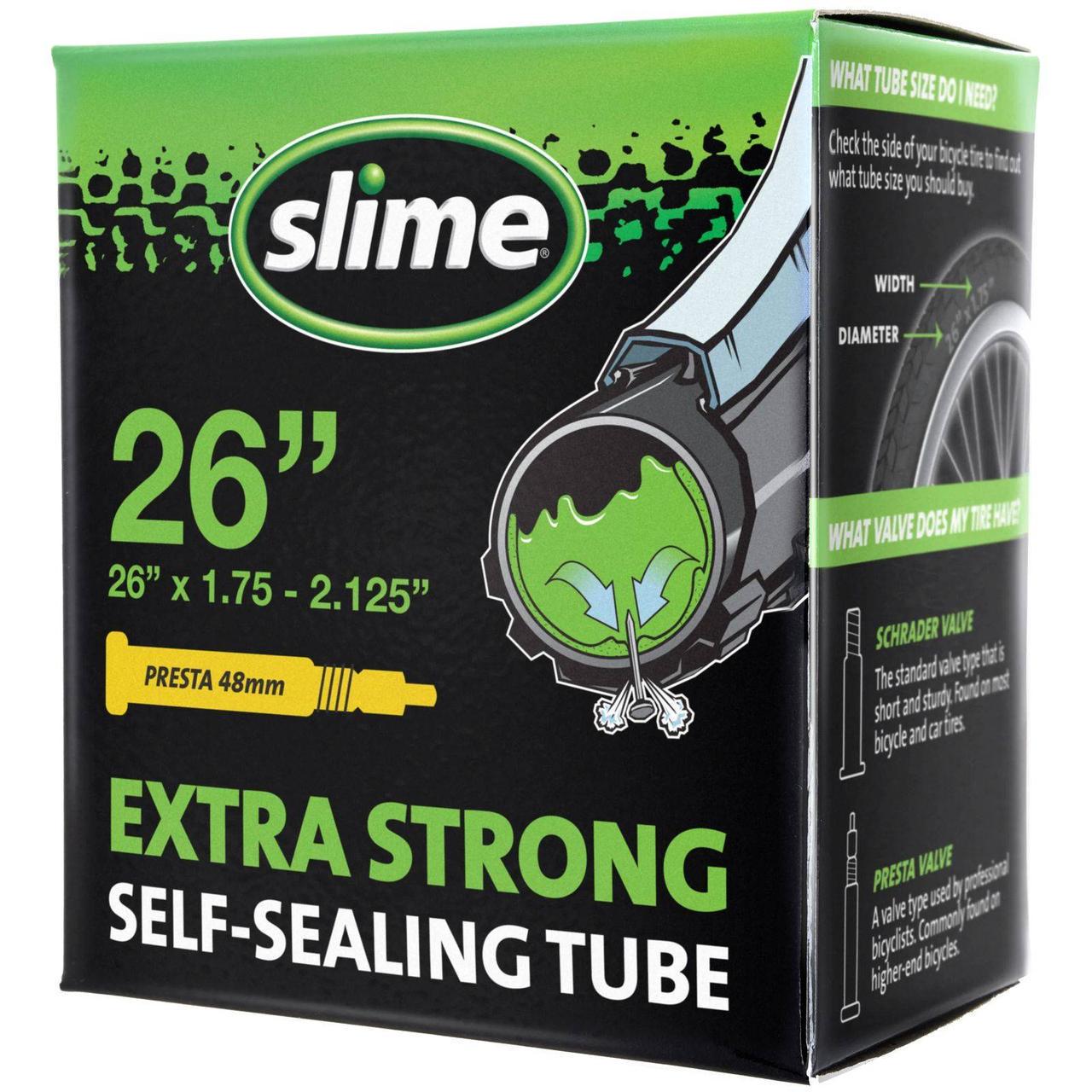 Камера Slime Smart Tube FV з герметиком 26"x1,75-2,125"