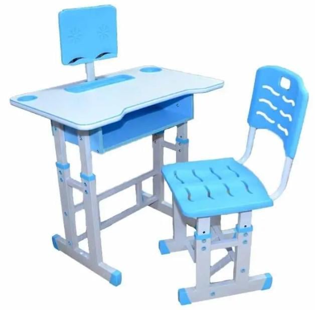 Парта та стілець для дітей з регульованою висотою Блакитний (2104618701) - фото 2
