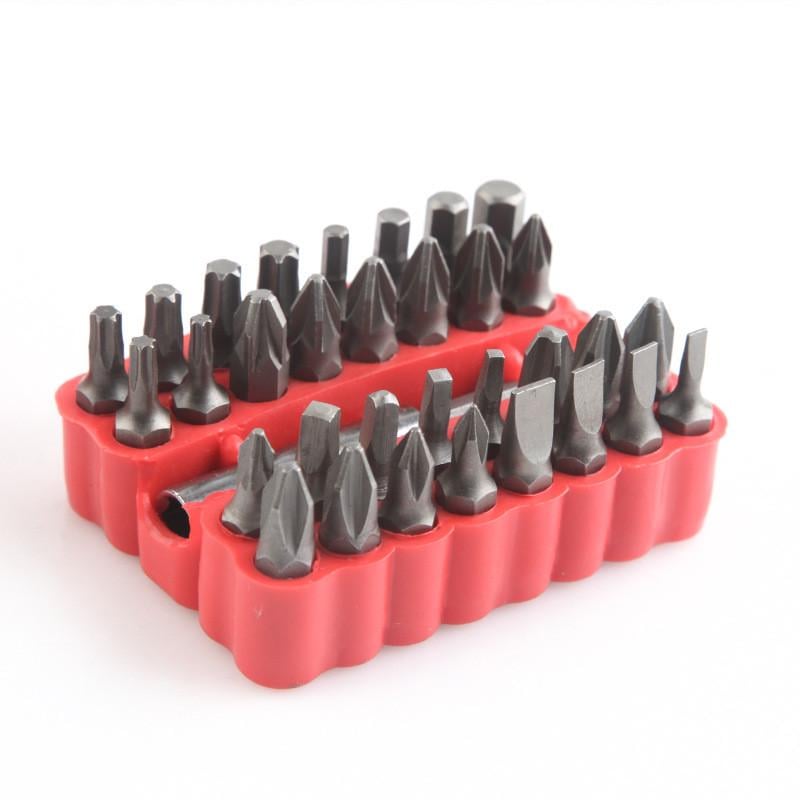 Набір біт для викрутки та шуруповерта AC-033 33 шт./6,35 мм з перехідником (137836) - фото 3 Набір біт для викрутки та шуруповерта AC-033 33 шт./6,35 мм з перехідником (137836) - фото 3