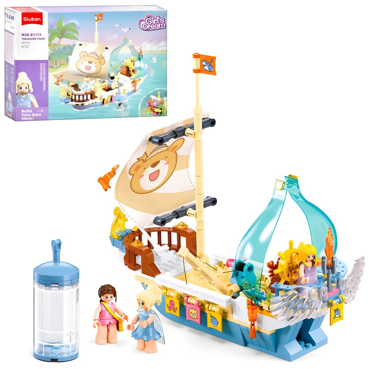 Конструктор Sluban Охота сокровища 287 дет. (M38-B1173) Конструктор Sluban Охота сокровища 287 дет. (M38-B1173)