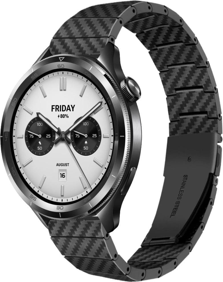 Ремінець Armrok для Xiaomi Watch S4 47 мм Black (40594-2B)