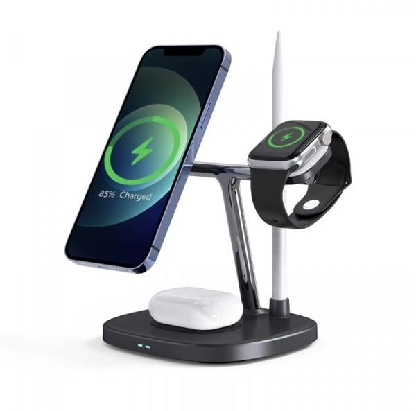 Док-станція бездротова WiWU M8 Wireless Charger Black (ts000075935000024718) - фото 2