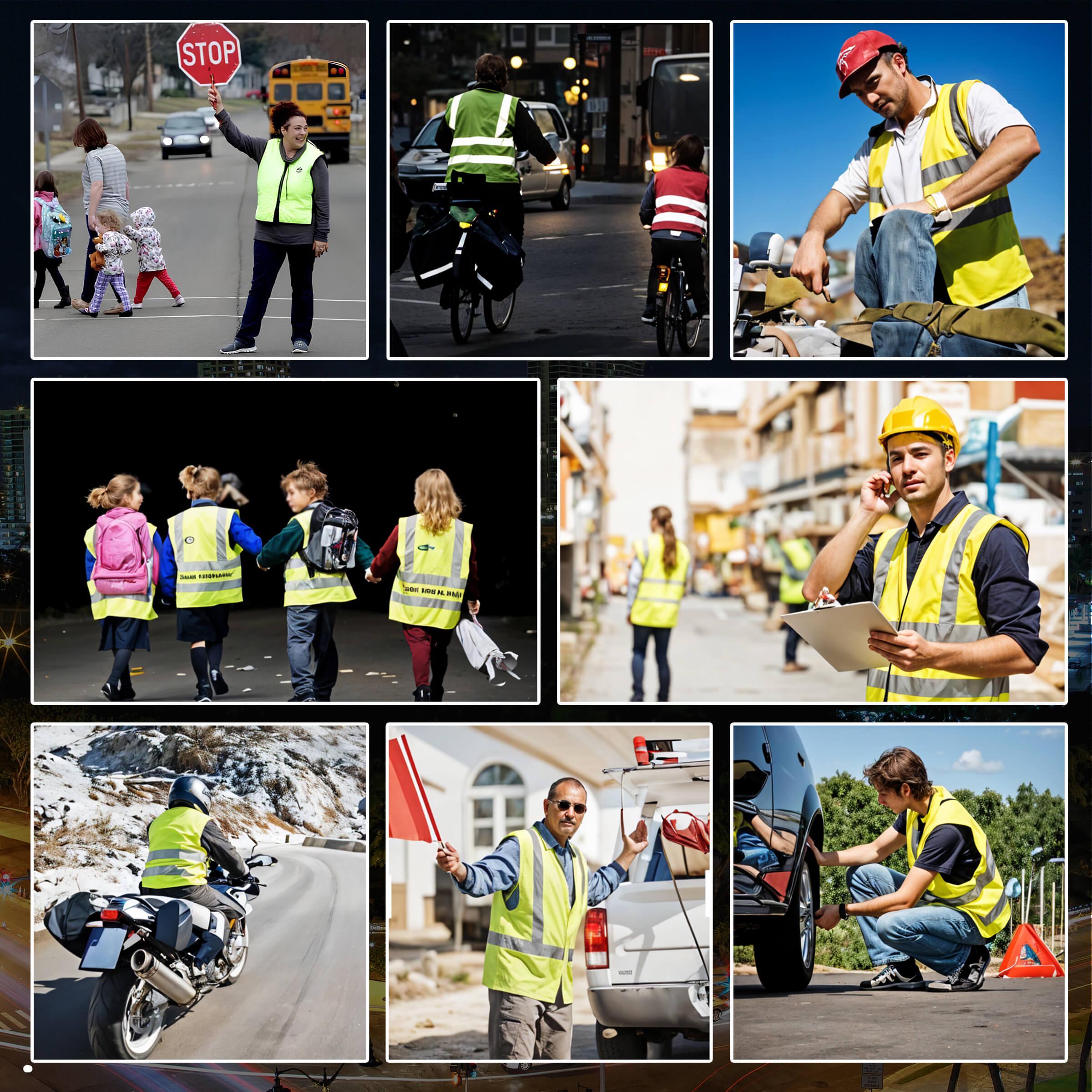 Сітловідбиваючий жилет Kayfovo HU-1495 з 3 кишенями на липучці/на блискавці ΧL Жовтий (29207) - фото 7 Сітловідбиваючий жилет Kayfovo HU-1495 з 3 кишенями на липучці/на блискавці ΧL Жовтий (29207) - фото 7