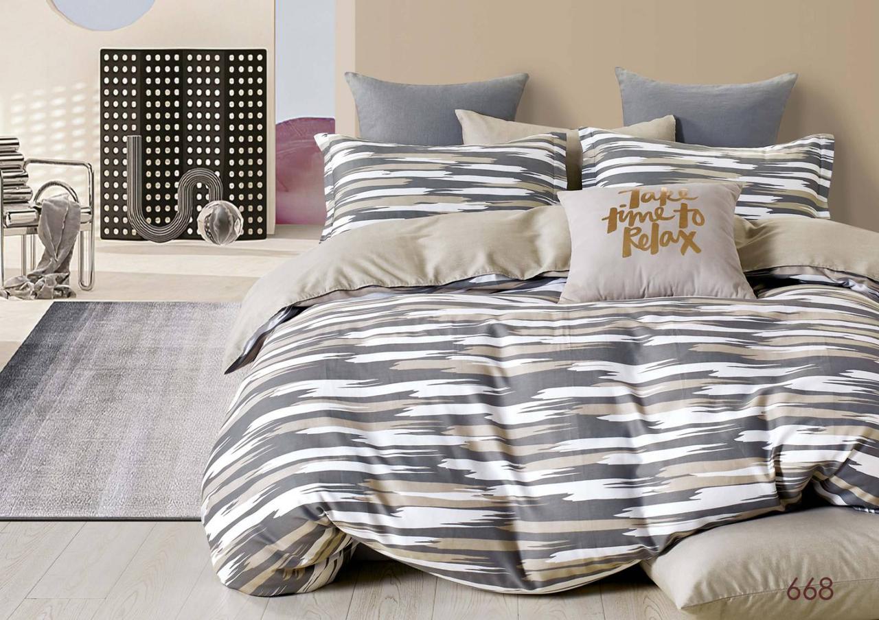 Постельное белье Viluta Isleep 668 сатин твил евро (19624)