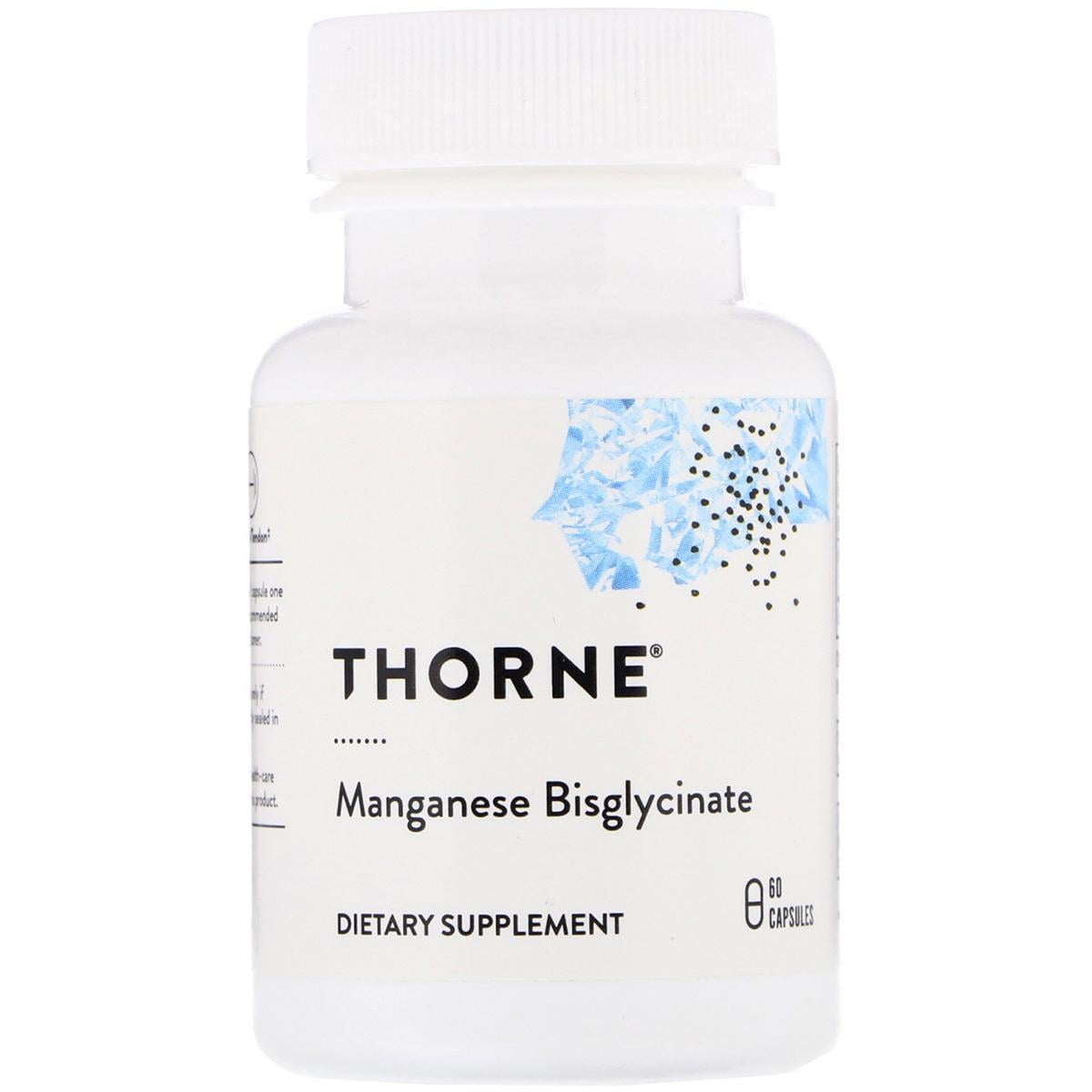 Бисглицинат марганца Thorne Manganese Bisglycinate Research 15 мг 60 капсул (THR00373)