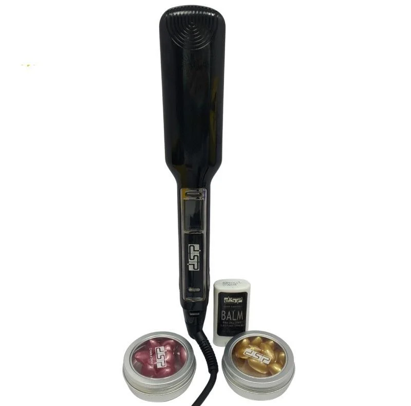 Выпрямитель для волос Dsp 10224 с капсулами и бальзамом для термозащиты Черный (2770156936)