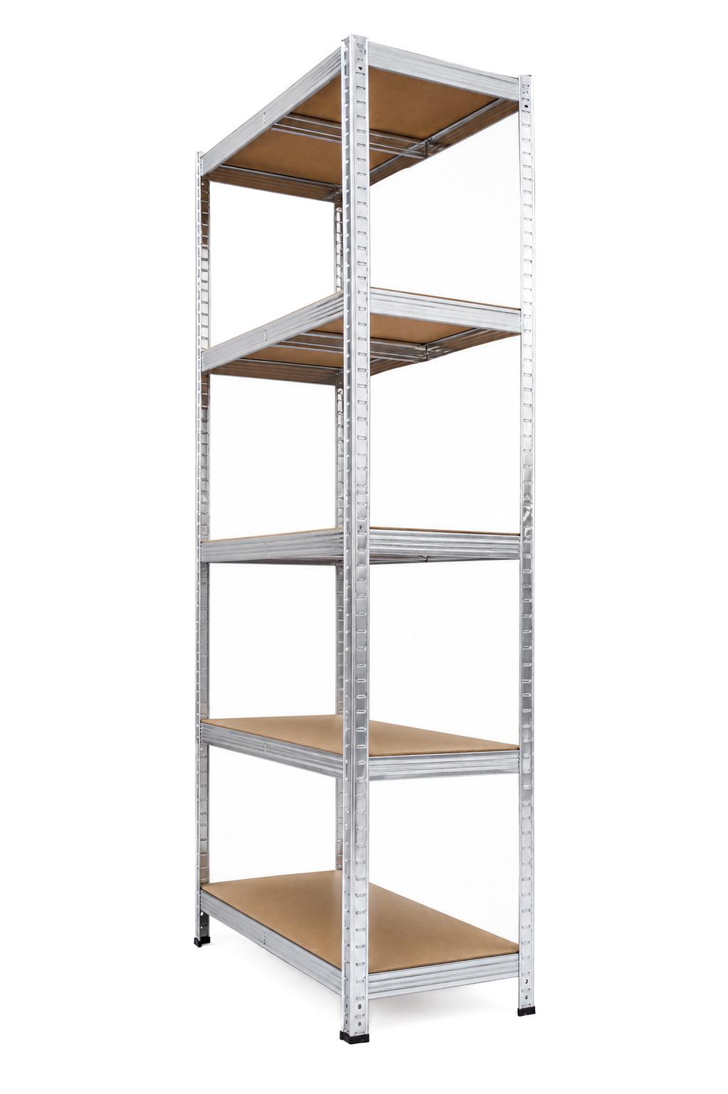 Стеллаж Helper HP-1171 900х400х1800 мм 5 полок до 875 кг МДФ металлический складской - фото 15