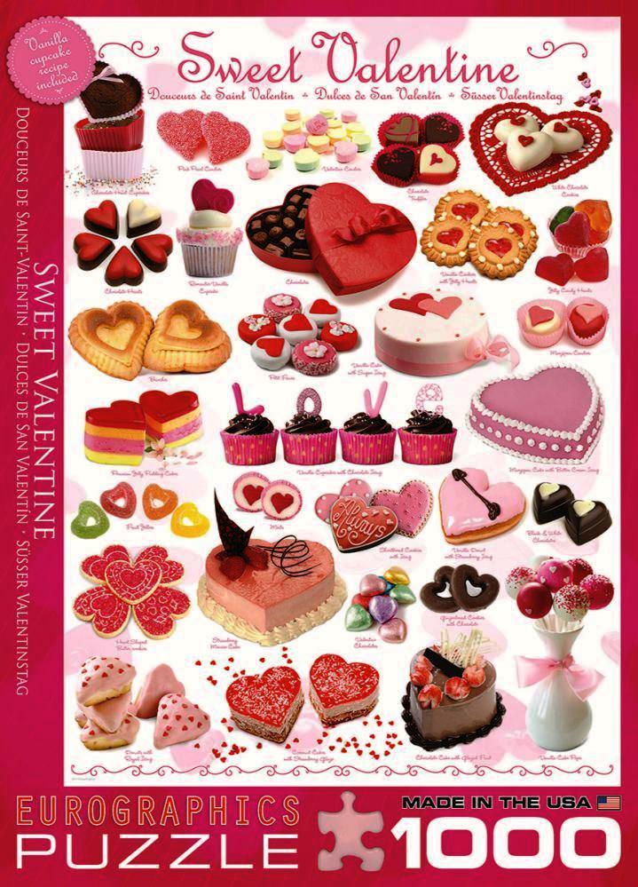 Пазлы Eurographics 6000-0431 Валентинки 1000 эл. (23354903)