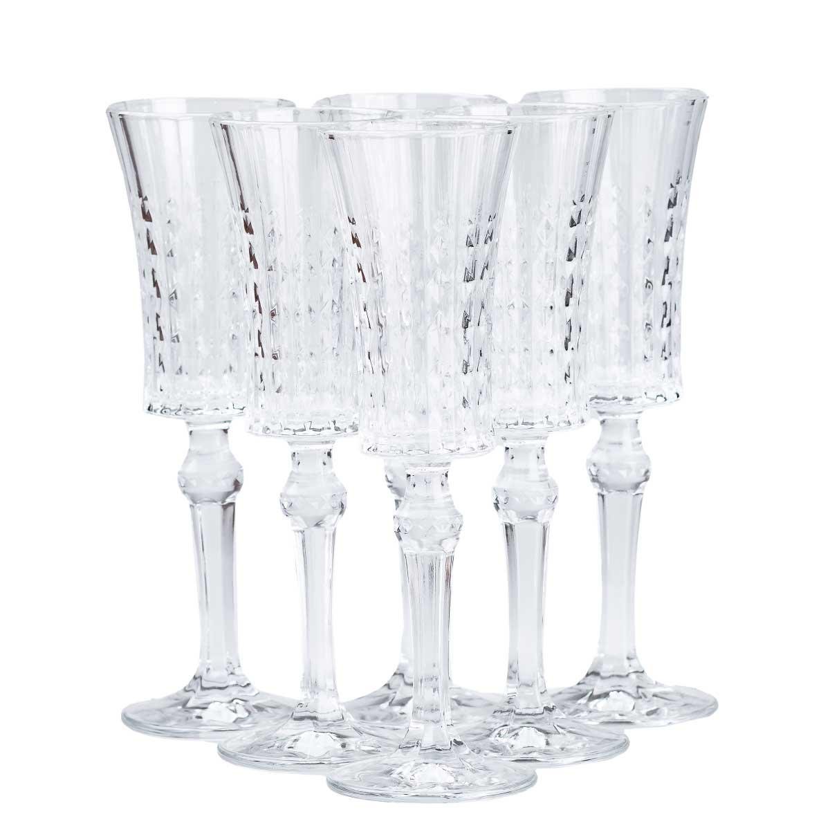 Набор бокалов стекло Light House LG-30023 CL 145 мл 6 шт. Прозрачный