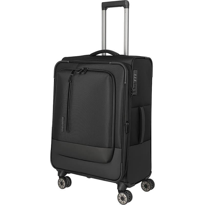 Чемодан на 4 колесах Travelite Crosslite 5.0 M 61/66 л Black (TL092948-01)