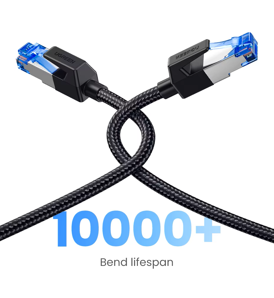 Интернет-кабель UGREEN NW153 Cat.8 F/FTP 40 Gbps 2000 Mhz Lan RJ 45 3 м (2000158) - фото 3