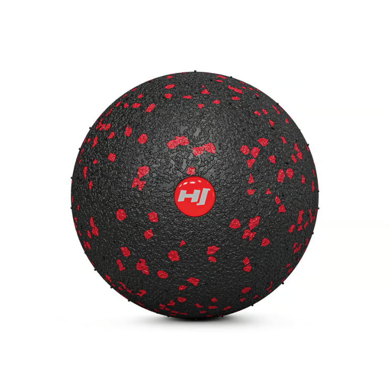 Массажный мяч EPP Hop-Sport HS-S008MBR 80 мм Черно-красный (4909)