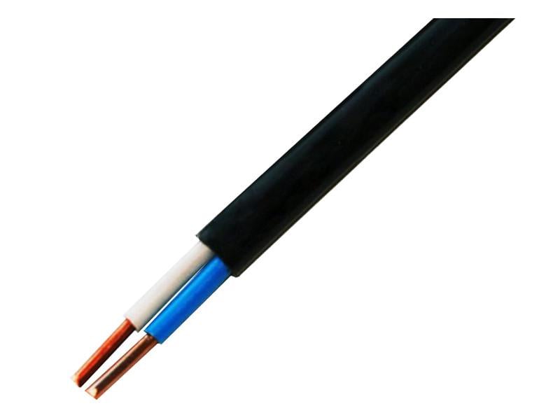 Кабель ШВВП 2х0,5 мм² 1 м Черный (3016)