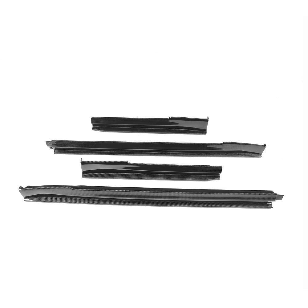 Накладки на пороги DDCarbon V2 для Tesla Model S натуральный карбон (145894)