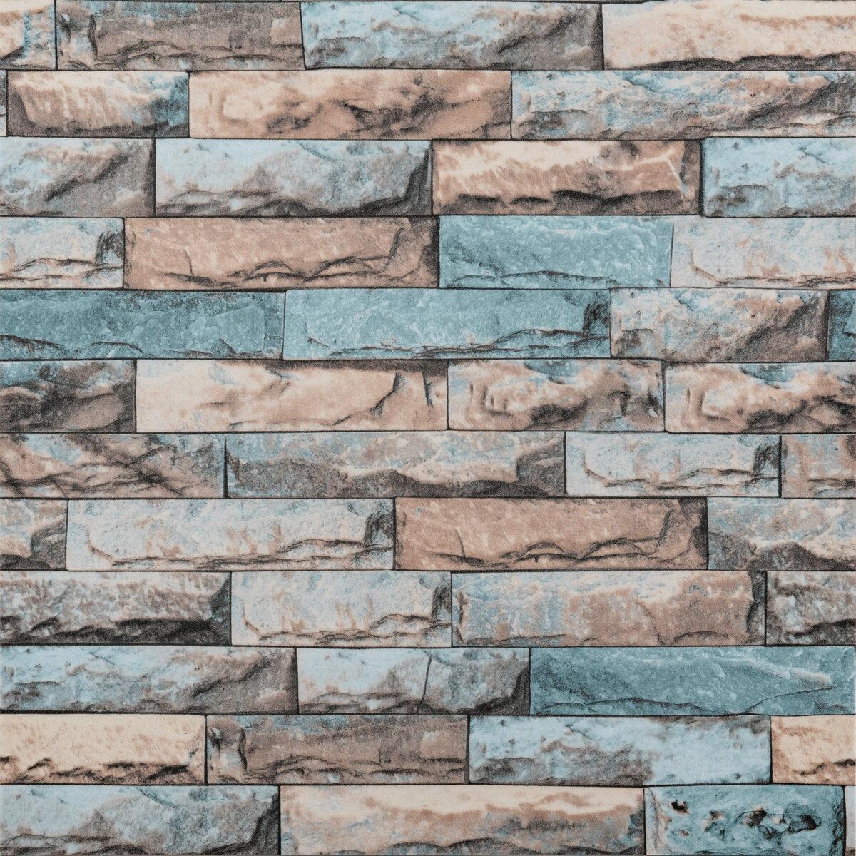 Плитка виниловая СВП-203 самоклеящаяся 600x600x1,5 мм (3DPanda-0510)