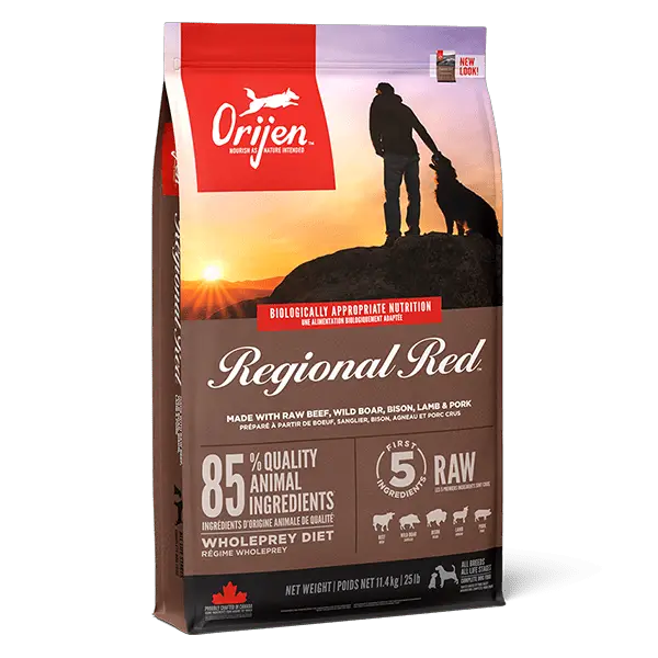 Сухой корм Orijen Regional Red беззерновой и высокопротеиновый для собак из мяса 11,4 кг (2346908235)