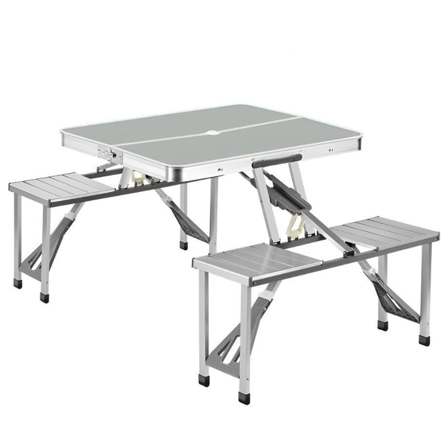 Стіл-валіза для пікніка і рибалки розкладний з 4 стільцями (400927)