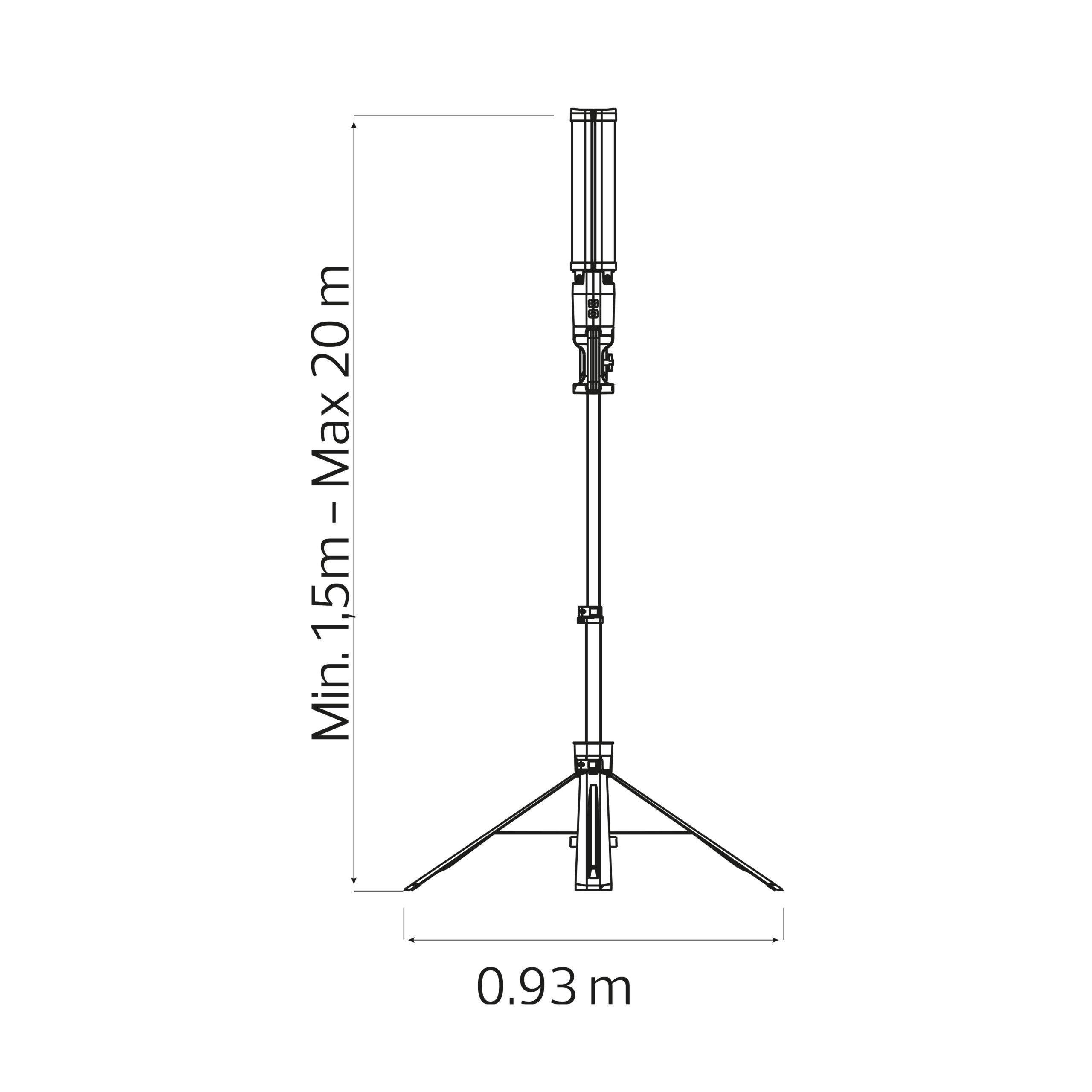 Стойка с прожекторами Tower 2х40W (24421842) - фото 2