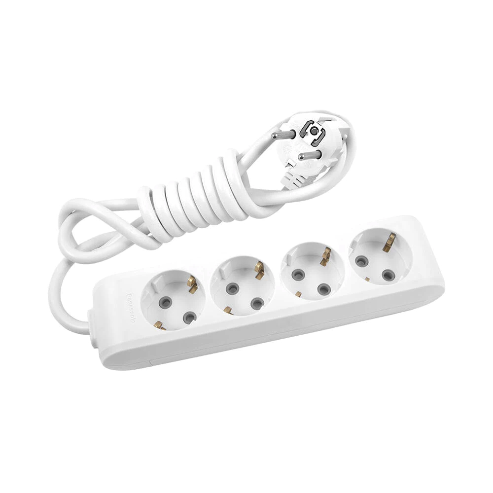 Удлинитель Panasonic X-tendia с заземлением 4 гнезда с защитными шторками 3 м Серый (YUT_V8343) Удлинитель Panasonic X-tendia с заземлением 4 гнезда с защитными шторками 3 м Серый (YUT_V8343)