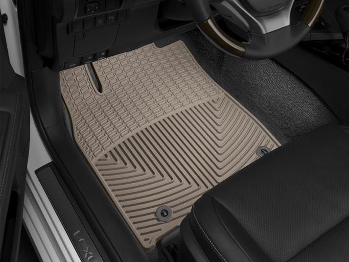 Килимки автомобільні передні гумові WeatherTech W289TN Lexus ES 2013 Бежевий (1945551183)