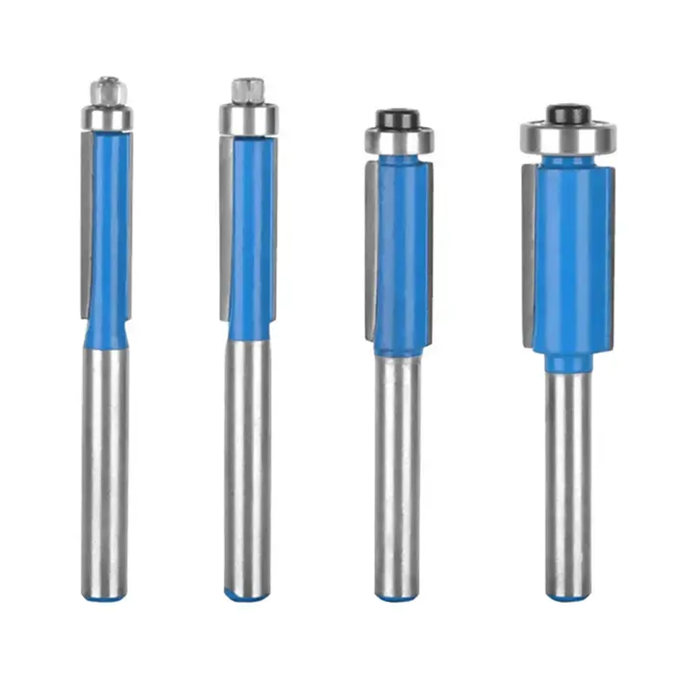 Комплект фрез по дереву M00592-1 для ДСП фанеры и досок с одним подшипником 1/4"