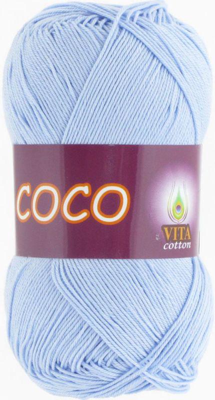 Пряжа Vita Cotton Coco 4323 голубой (3399)