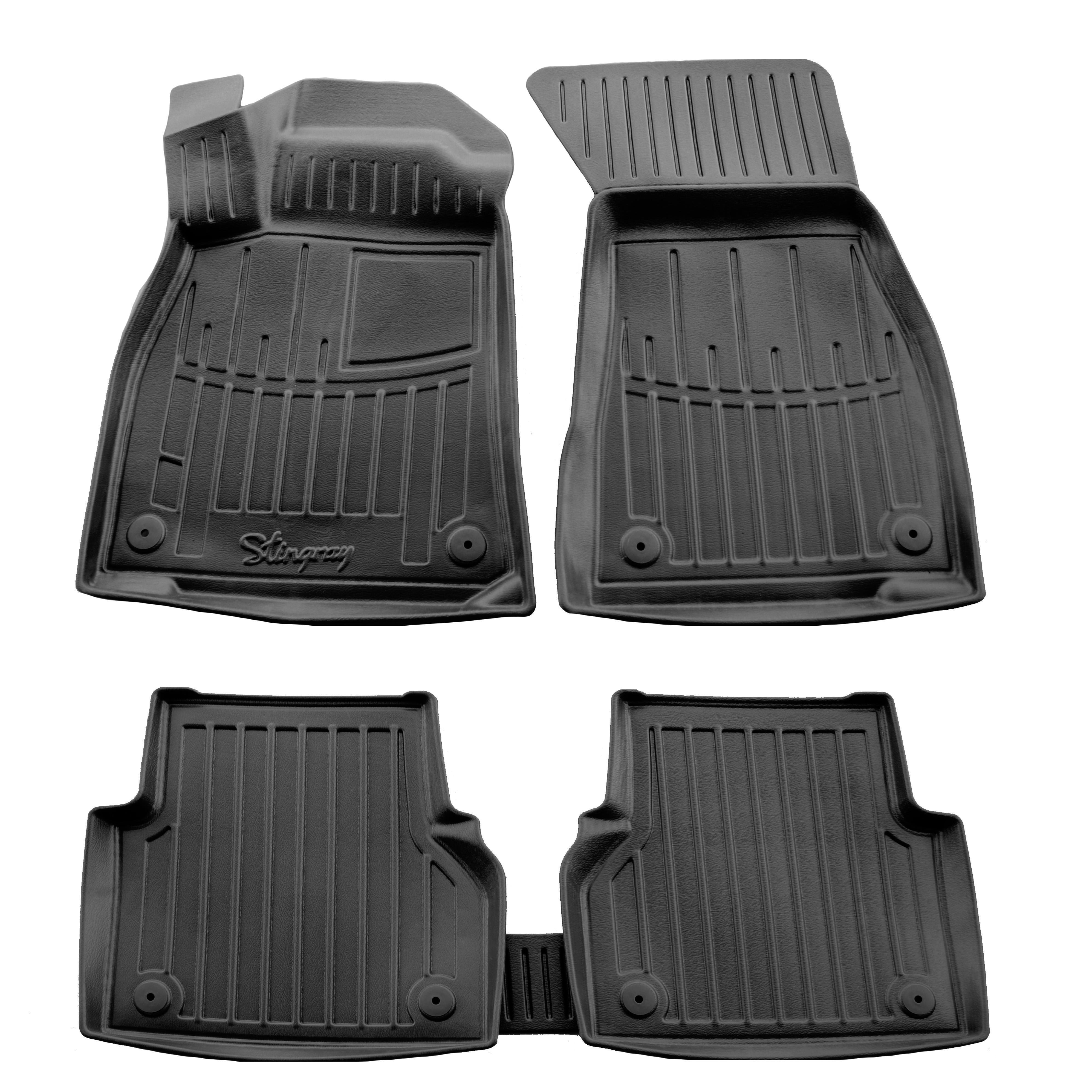 Коврики Stingray 3D для Audi A6 C8 2018- рр. полиуретан 5 шт. Черный (158204)