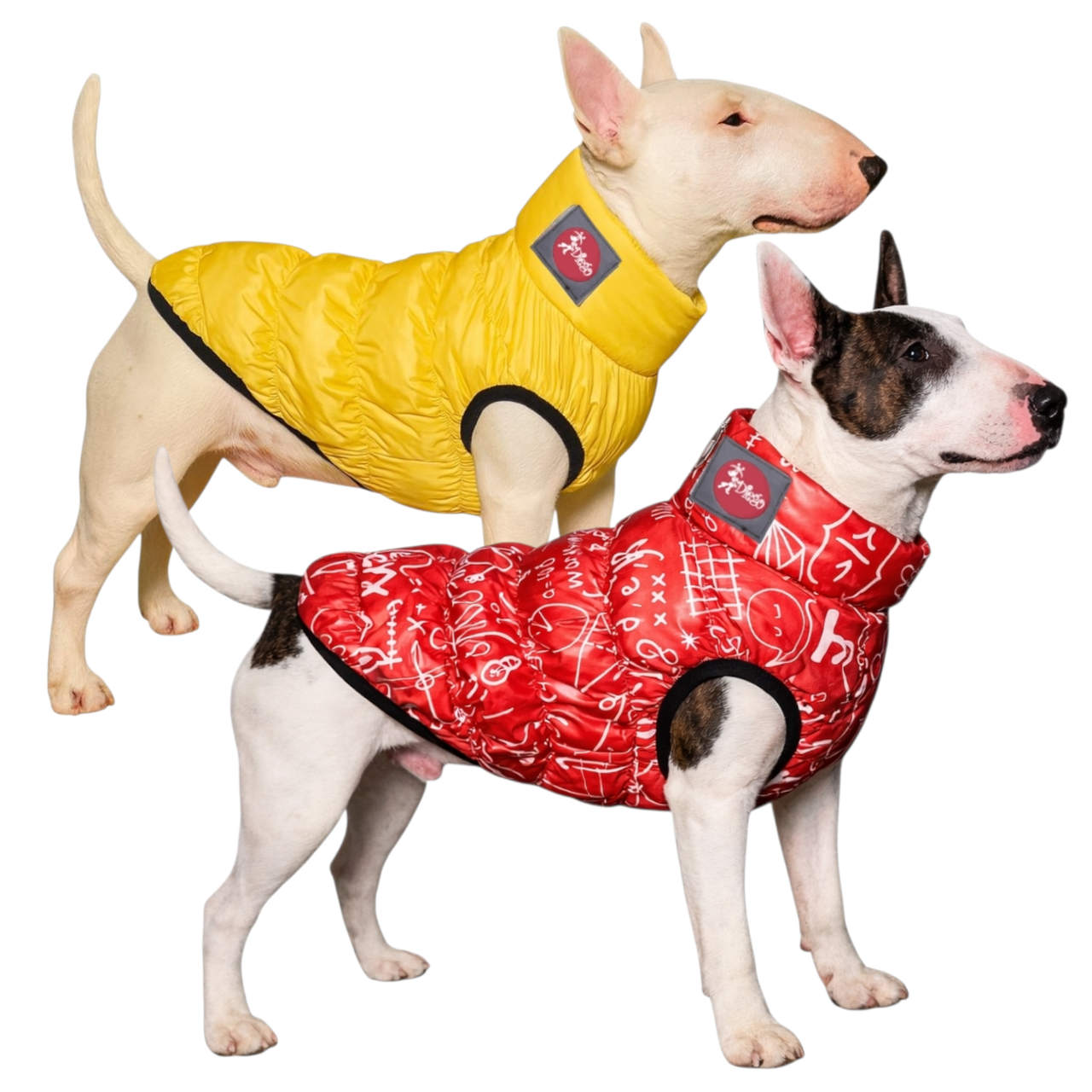 Жилет для собак двухсторонний Diego Sport Double Пифагор р. 5 Красный (124181781)