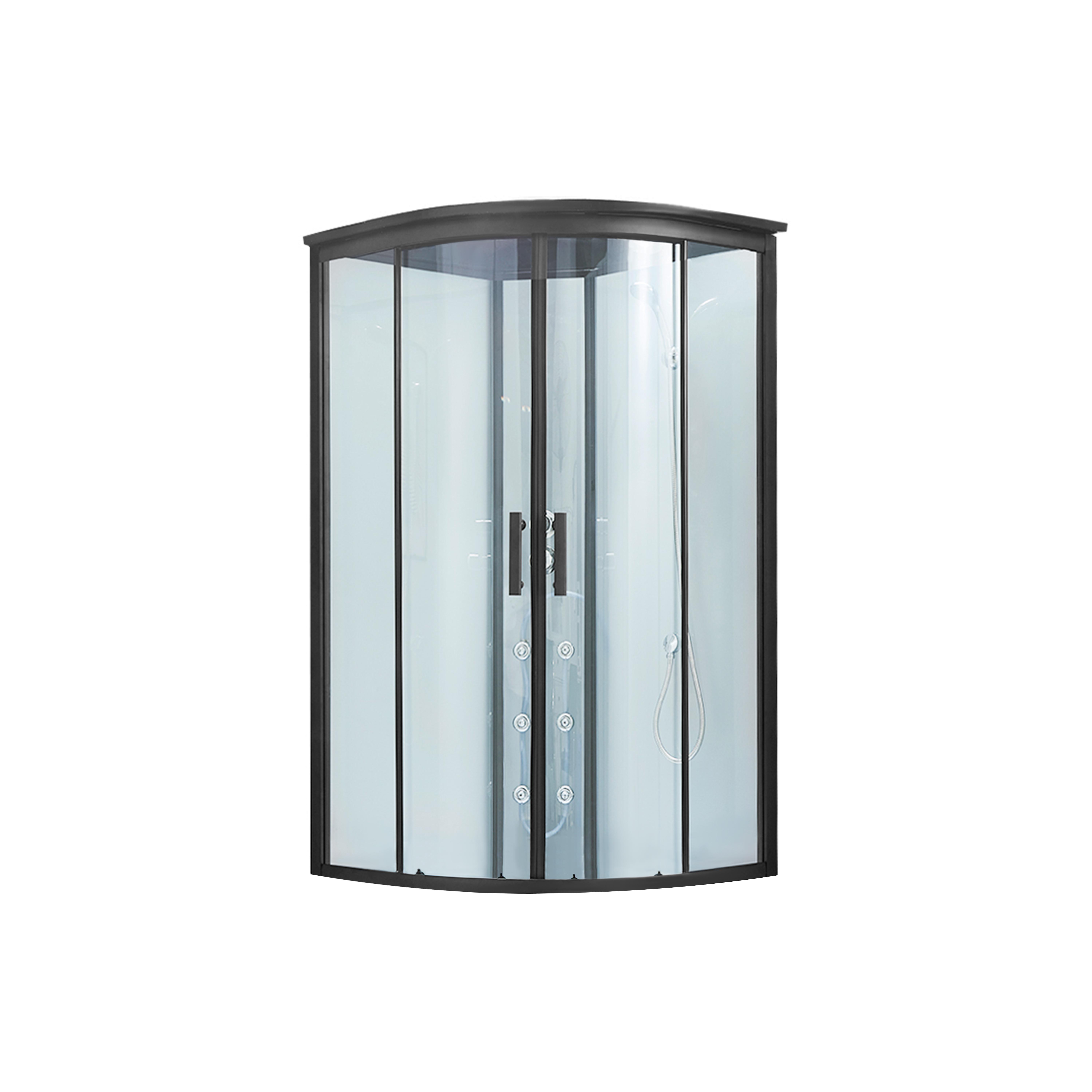 Гідромасажний бокс Lidz Majatek SBM90x90.BLA.HIGH.TR