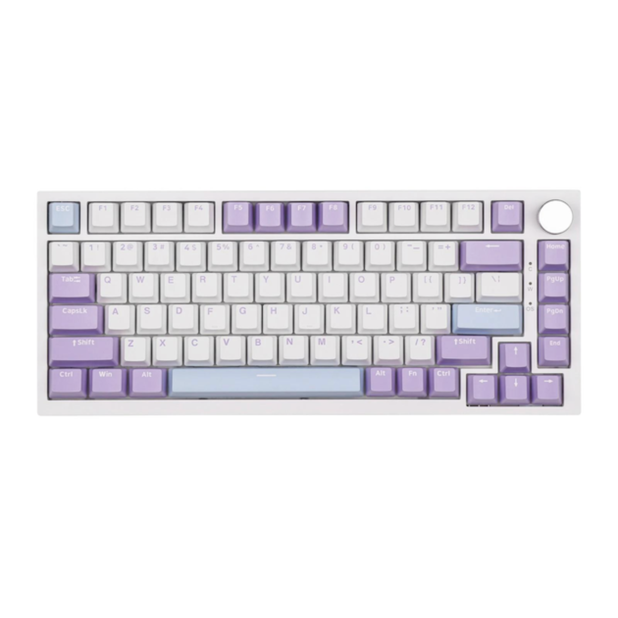 Клавиатура механическая проводная Ajazz Ak820 с RGB-подсветкой и поддержкой Hot-Swap/гравировка ENG/UA/RU Purple (GS-254) - фото 6 Клавиатура механическая проводная Ajazz Ak820 с RGB-подсветкой и поддержкой Hot-Swap/гравировка ENG/UA/RU Purple (GS-254) - фото 6