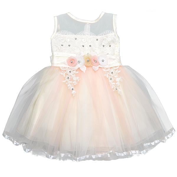 Платье праздничное Turkey 92 см Персиковый (1606)