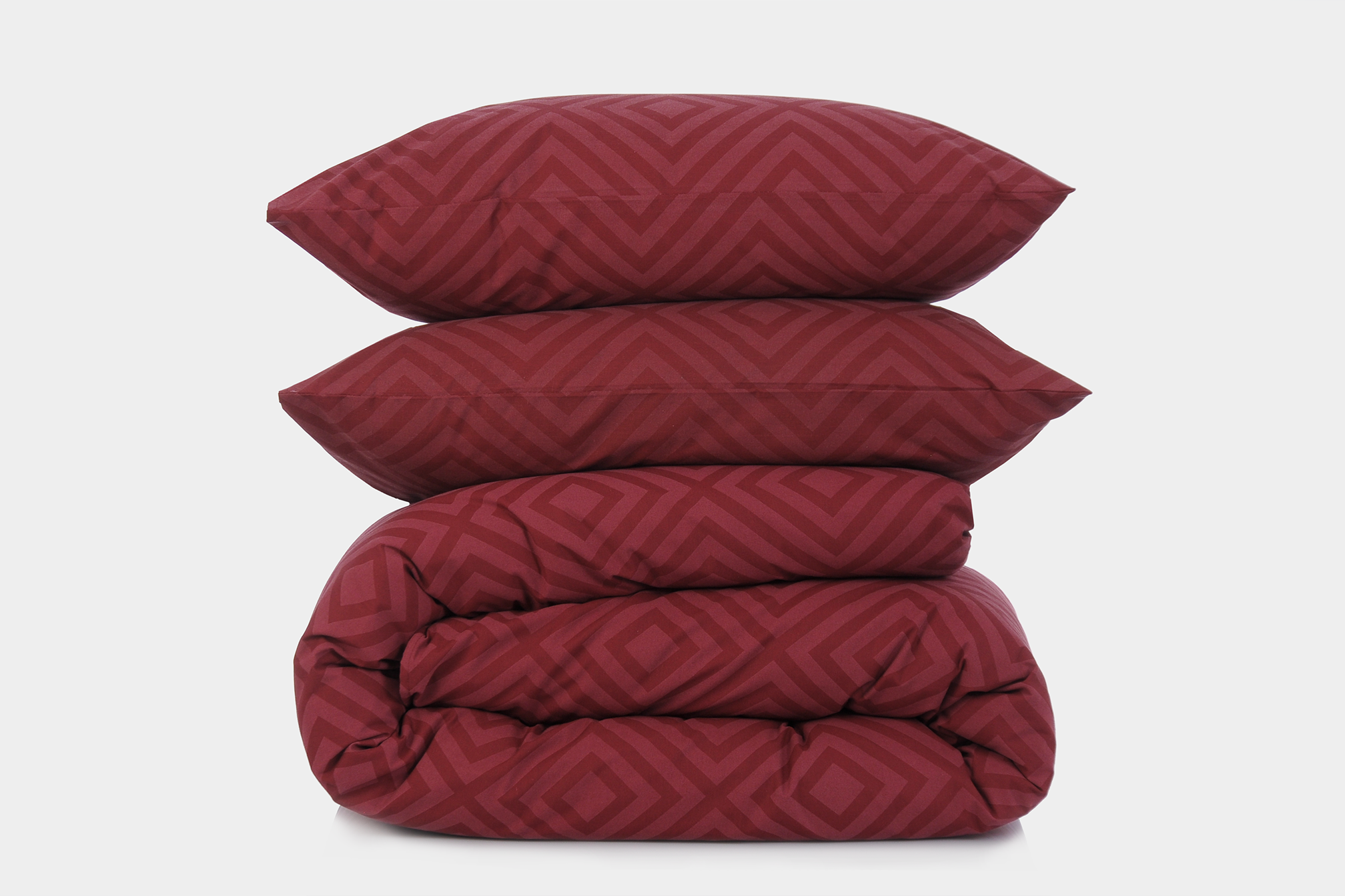 Комплект постельного белья евро Amore Glux-164 бязь Бордовый (KPB-Ae-Glux-164(50x70)_) - фото 1 Комплект постельного белья евро Amore Glux-164 бязь Бордовый (KPB-Ae-Glux-164(50x70)_) - фото 1