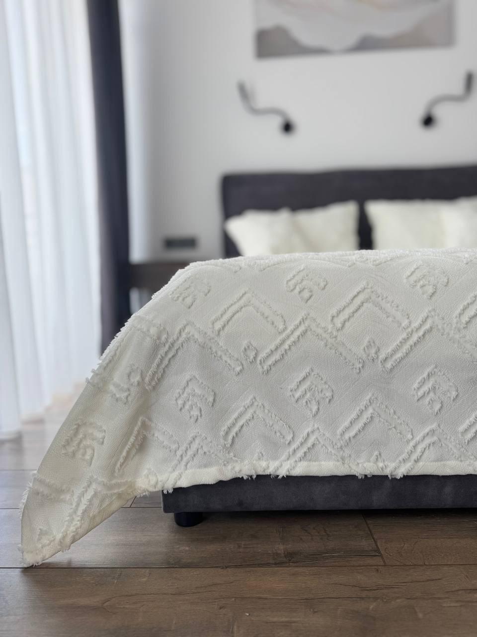 Покривало Бйорк 140x250 см Молочний (23743-2-140х250cm) - фото 12 Покривало Бйорк 140x250 см Молочний (23743-2-140х250cm) - фото 12