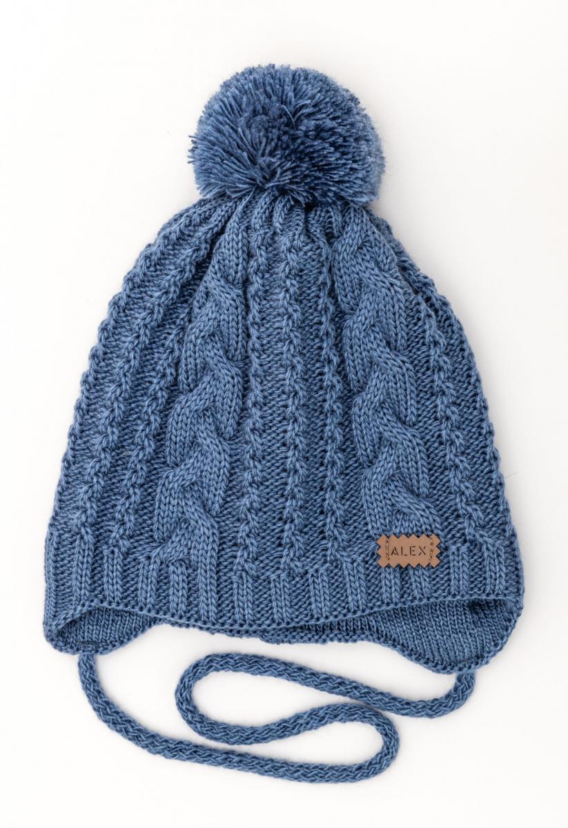 Шапка детская зимняя Alex Классик 44-48 см Голубой