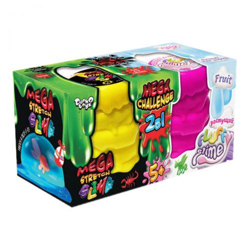 Набор слайм Mega Stretch Slime&Fluffy Slime 2в1 (131988)