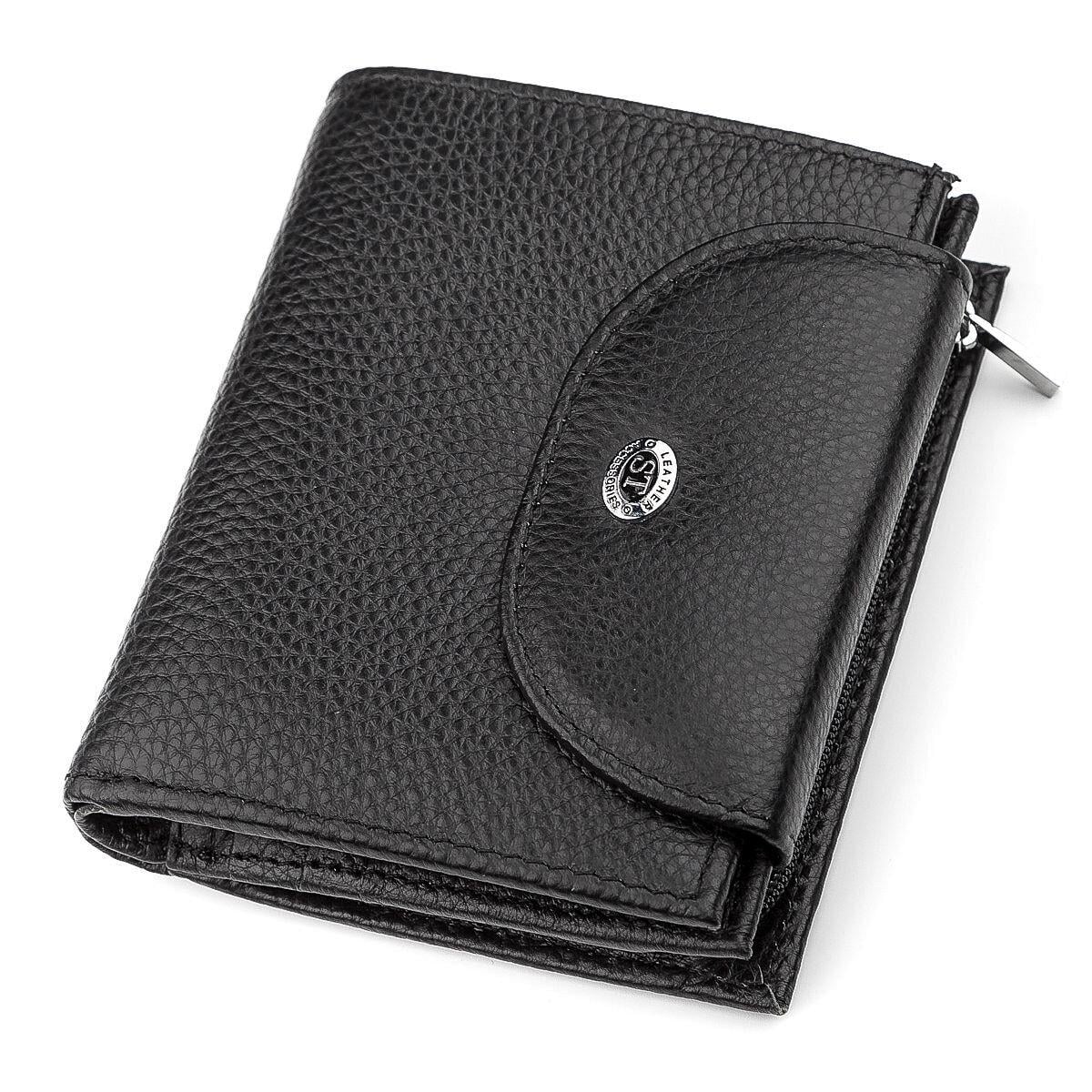 Кошелек женский ST Leather 18411 из натуральной кожи Черный (168-136-18411)