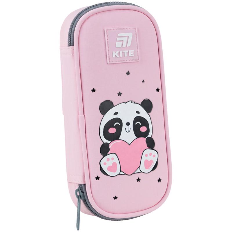 Пенал шкільний KITE Panda Рожевий (K25-662-9)