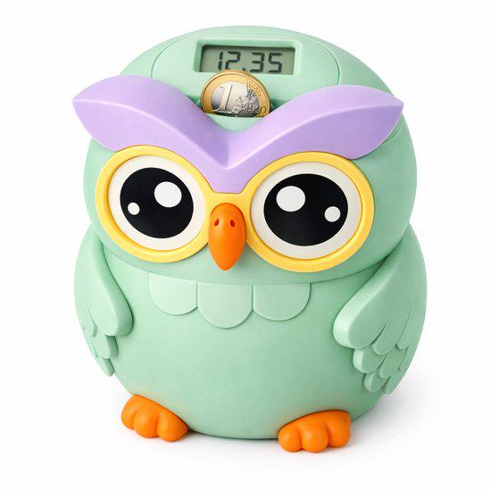Электронная копилка Huntex Сова с LCD дисплеем/для монет Euro (HT-OWL-LCD-MNT)