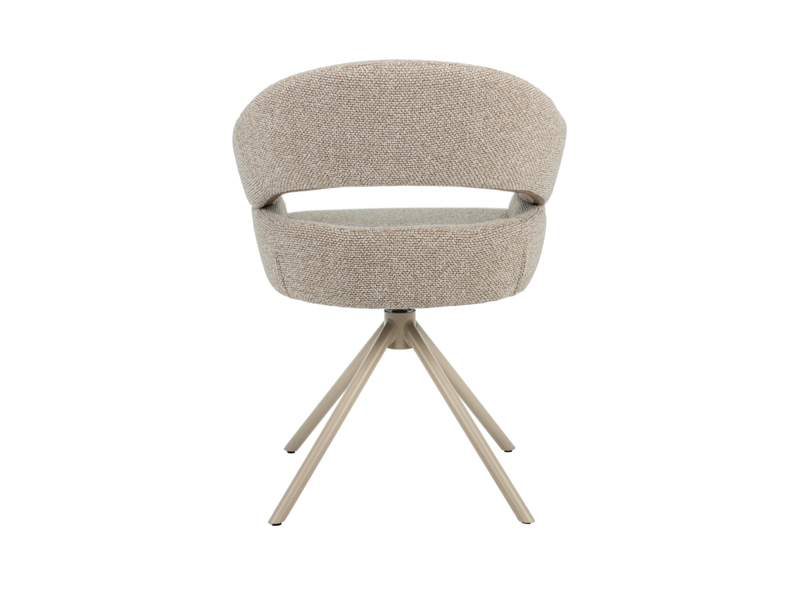 Стілець поворотний Vetro Бежевий льон/Капучино (R-180) - фото 4 Стілець поворотний Vetro Бежевий льон/Капучино (R-180) - фото 4