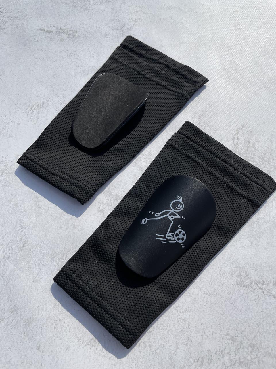 Комплект мини-щитки футбольные S и держатели сеточки для щитков Черный (2639294178) - фото 2 Комплект мини-щитки футбольные S и держатели сеточки для щитков Черный (2639294178) - фото 2