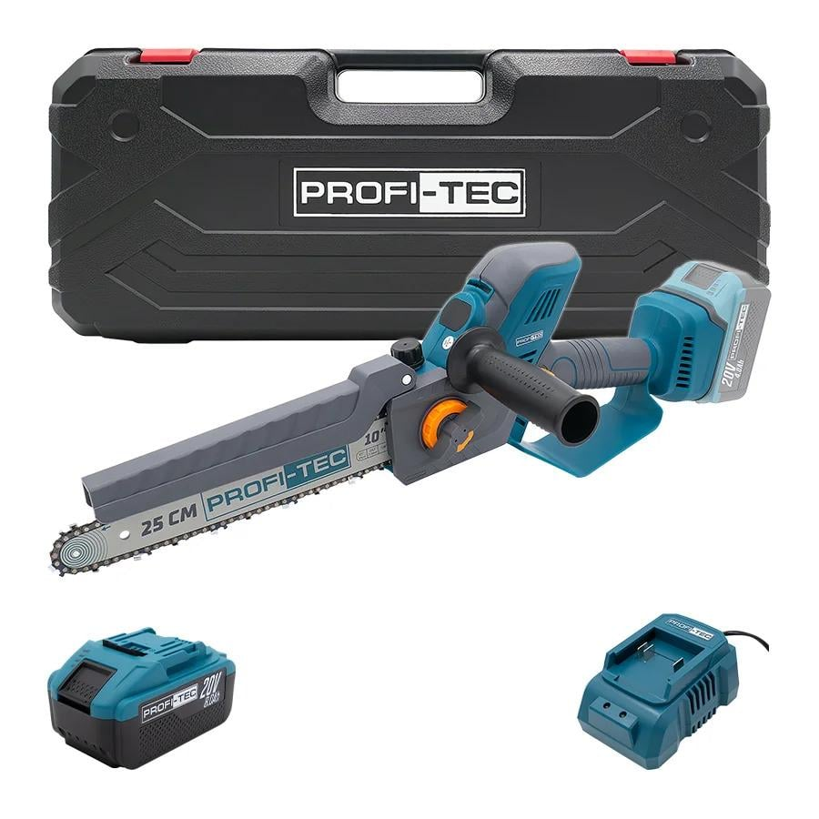 Пила цепная электрическая PROFI-TEC PCS0920 UltraCore аккумуляторная с бесщеточным двигателем Серый (GR-06549) Пила цепная электрическая PROFI-TEC PCS0920 UltraCore аккумуляторная с бесщеточным двигателем Серый (GR-06549)