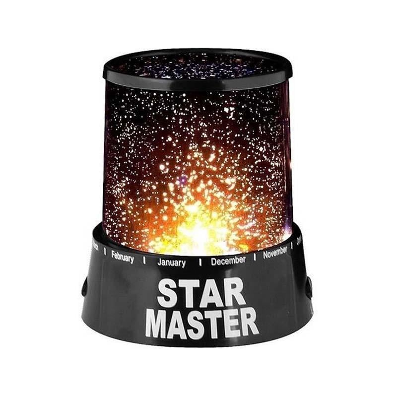 Нічник-проектор зоряного неба Star Master Чорний (1000084-Black-0)