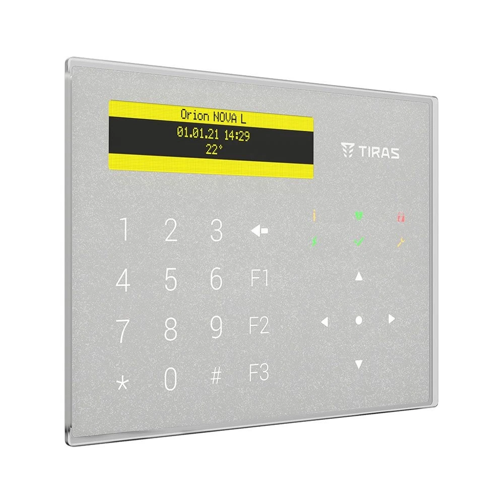 Клавіатура Tiras K-GLCD+ Gray