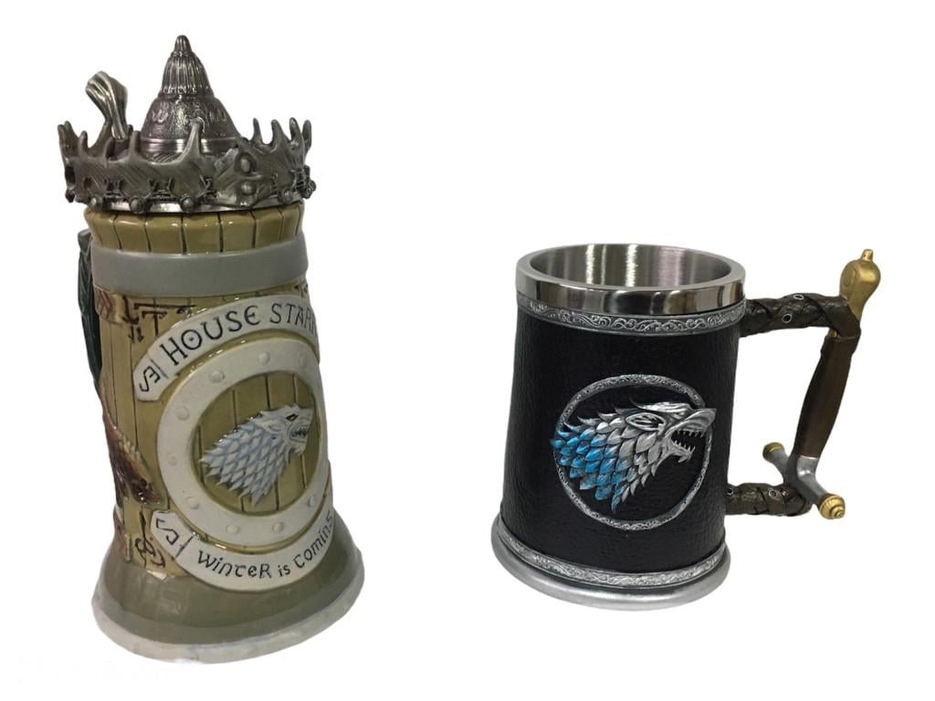 Подарунковий набір гуртка House Stark Гра Престолів та Winter Is Coming Stark 650/600 мл