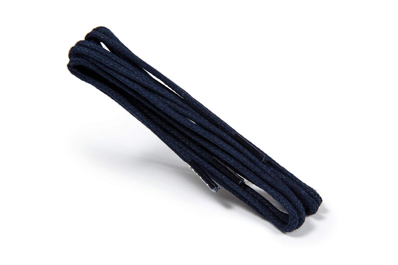 Шнурки для взуття Kaps вощені тонкі 60 см Синій