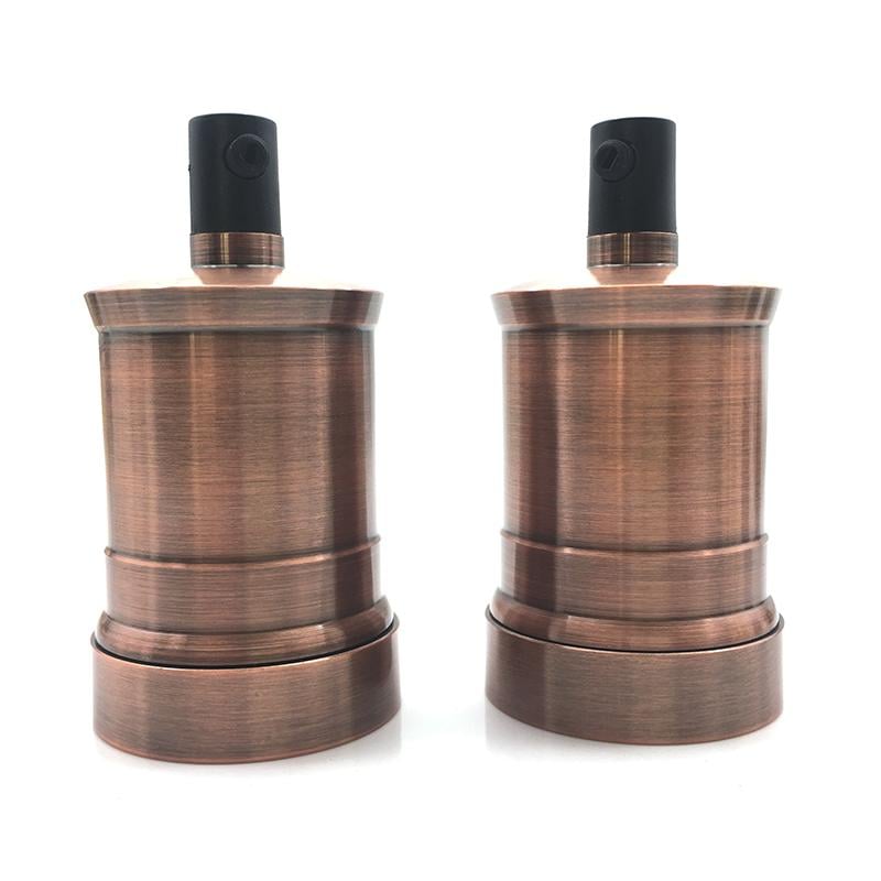 Ретро-патрон Е27 для абажуров Красная бронза (6544) - фото 3 Ретро-патрон Е27 для абажуров Красная бронза (6544) - фото 3